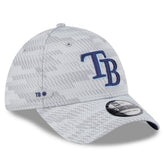 Tampa Bay Rays 2025 MLB Clubhouse 39THIRTY Flex Hat Gray