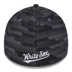 Chicago White Sox 2025 MLB Clubhouse 39THIRTY Flex Hat Black