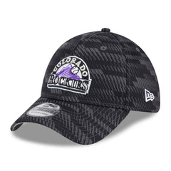 Colorado Rockies 2025 MLB Clubhouse 39THIRTY Flex Hat Black