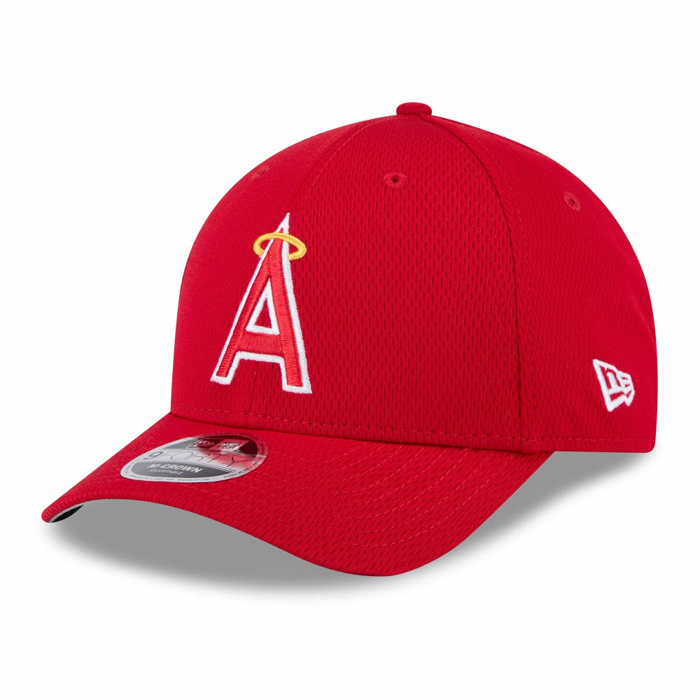 Los Angeles Angels 2025 MLB Clubhouse 9FORTY Adjustable Hat Red