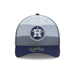 Houston Astros 2025 Batting Practice 9FORTY M-Crown Adjustable Hat Gray/Navy