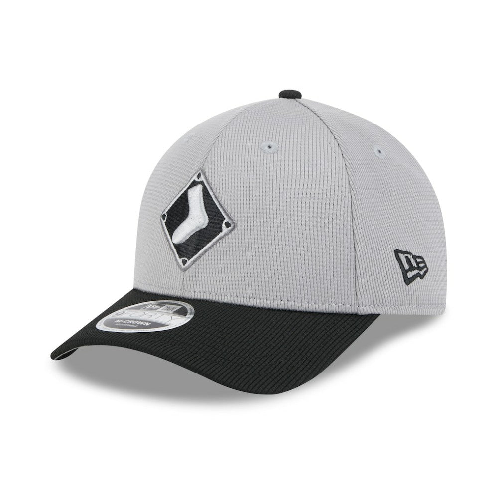 Chicago White Sox 2025 Batting Practice 9FORTY M-Crown Adjustable Hat Gray/Black