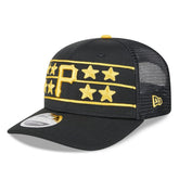 Pittsburgh Pirates 2025 Batting Practice 9SEVENTY Stretch-Snap Trucker Hat Black