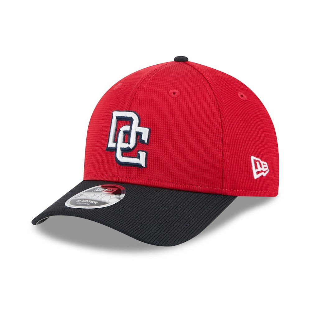 Washington Nationals 2025 Batting Practice 9FORTY M-Crown Adjustable Hat Red/Black