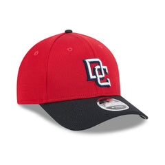 Washington Nationals 2025 Batting Practice 9FORTY M-Crown Adjustable Hat Red/Black