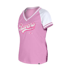Baltimore Ravens New Era Women's Mommy & Me V-Neck T-Shirt - Pink discount