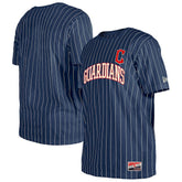 Cleveland Guardians Throwback Pinstripe T-Shirt Navy