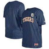 Detroit Tigers Throwback Pinstripe T-Shirt Navy