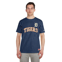Detroit Tigers Throwback Pinstripe T-Shirt Navy