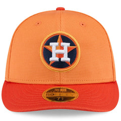 Houston Astros 2025 Spring Training Low Profile 59FIFTY Fitted Hat Orange
