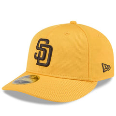 San Diego Padres 2025 Spring Training Low Profile 59FIFTY Fitted Hat Gold