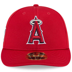 Los Angeles Angels 2025 Spring Training Low Profile 59FIFTY Fitted Hat Red
