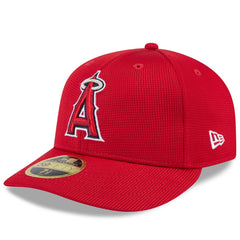 Los Angeles Angels 2025 Spring Training Low Profile 59FIFTY Fitted Hat Red