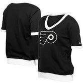 Philadelphia Flyers New Era Women's Game Day Rhinestuds T-Shirt - Black T-shirts