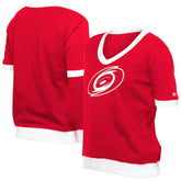 Carolina Hurricanes New Era Women's Game Day Rhinestuds T-Shirt - Red T-shirts
