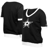 Dallas Stars New Era Women's Game Day Rhinestuds T-Shirt - Black T-shirts
