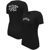 Brooklyn Nets Stadium Essentials Women's Origins Script T-Shirt - Black online