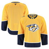Nashville Predators Fanatics Home Authentic Pro Jersey - Yellow Jerseys