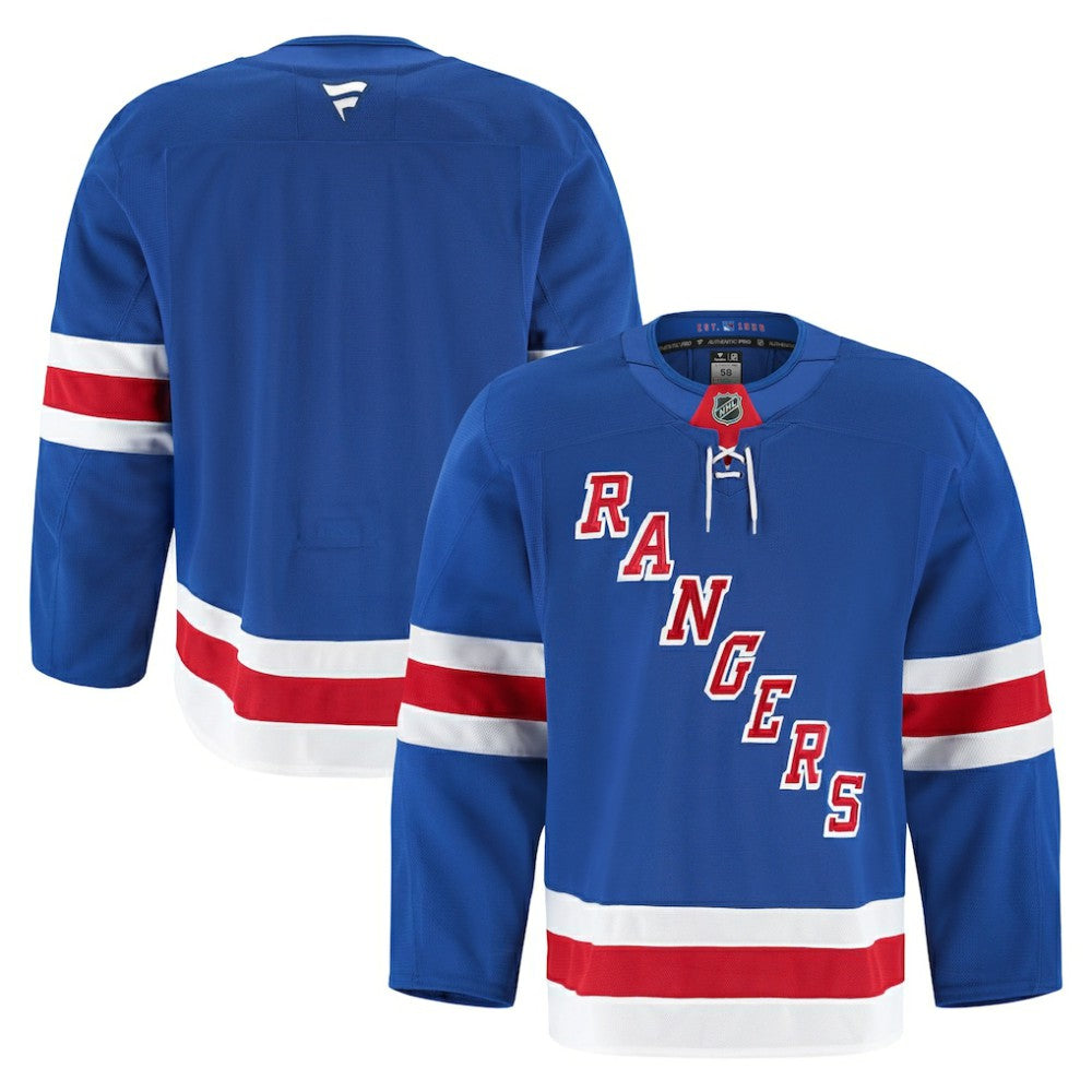 New York Rangers Fanatics Home Authentic Pro Jersey - Royal Jerseys