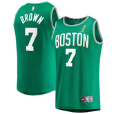 Jaylen Brown Boston Celtics 2024 NBA Finals Champions Fast Break Replica Player Jersey - Kelly Green - Icon Edition discount