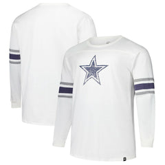 Dallas Cowboys '47 Big & Tall Premier Brex Long Sleeve T-Shirt - White cheap