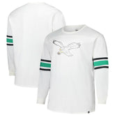 Philadelphia Eagles '47 Big & Tall Premier Brex Long Sleeve T-Shirt - White discount