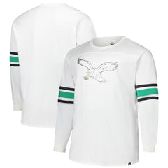 Philadelphia Eagles '47 Big & Tall Premier Brex Long Sleeve T-Shirt - White discount