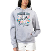 Philadelphia Eagles G-III 4Her by Carl Banks Women's Flowers Team Logo Graphic Fleece Pullover Hoodie - Heather Gray online