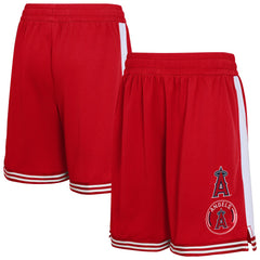 Los Angeles Angels Youth Infielder Shorts Red