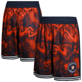 Houston Astros Youth Outfielder Shorts Navy/Orange