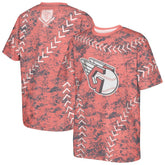 Cleveland Guardians Youth Slide Score Bold T-Shirt Red