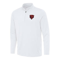 Chicago Bears Antigua Reprocess Quarter-Zip Top - White for sale