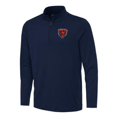 Chicago Bears Antigua Reprocess Quarter-Zip Top - Navy sale