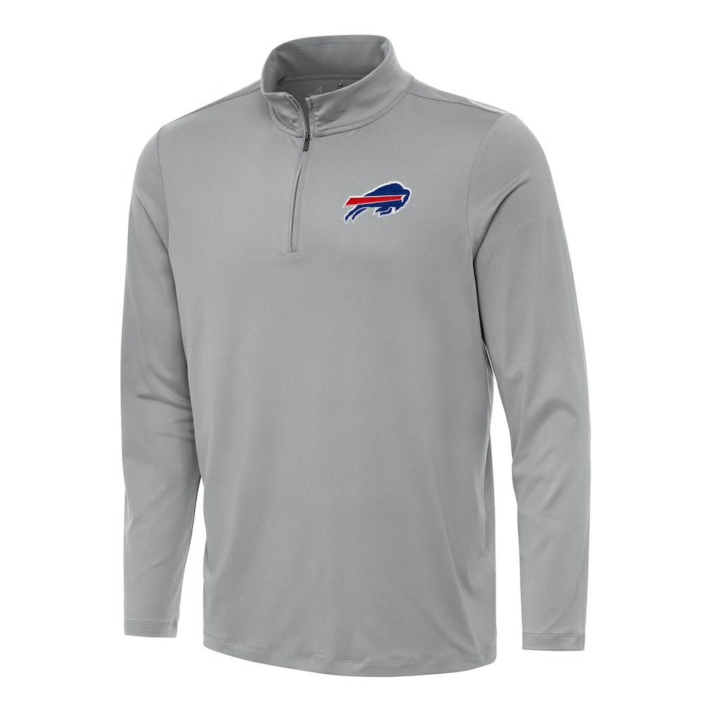 Buffalo Bills Antigua Reprocess Quarter-Zip Top - Gray sale