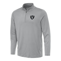Las Vegas Raiders Antigua Reprocess Quarter-Zip Top - Gray sale