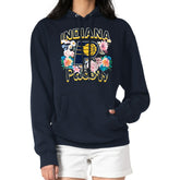 Indiana Pacers G-III 4Her by Carl Banks Women's Flowers Team Logo Graphic Fleece Pullover Hoodie - Navy sale