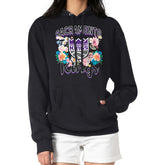 Sacramento Kings G-III 4Her by Carl Banks Women's Flowers Team Logo Graphic Fleece Pullover Hoodie - Black on sale
