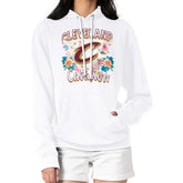 Cleveland Cavaliers G-III 4Her by Carl Banks Women's Flowers Team Logo Graphic Fleece Pullover Hoodie sale - White cheap