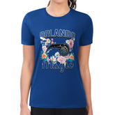 Orlando Magic G-III 4Her by Carl Banks Women's Super-Slim Fit Lightweight Flowers Team Logo Graphic T-Shirt - Blue online