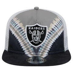 Las Vegas Raiders New Era Throwback Dye Golfer Snapback Hat - Gray/Black discount