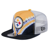 Pittsburgh Steelers New Era Throwback Dye Golfer Snapback Hat - Gold/Black online