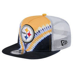 Pittsburgh Steelers New Era Throwback Dye Golfer Snapback Hat - Gold/Black online