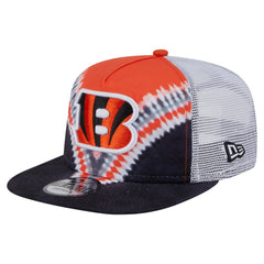 Cincinnati Bengals New Era Throwback Dye Golfer Snapback Hat - Orange/Black for sale