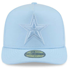 Dallas Cowboys New Era Color Pack A-Frame 59FIFTY Fitted Hat - Light Blue sale