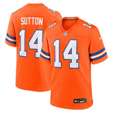 Courtland Sutton Denver Broncos Alternate Game Jersey - Orange cheap