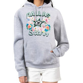 Dallas Stars G-III 4Her by Carl Banks Women's Flower Logo Pullover Hoodie - Heather Gray Hoodies