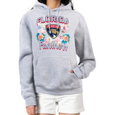 Florida Panthers G-III 4Her by Carl Banks Women's Flower Logo Pullover Hoodie - Heather Gray Hoodies