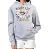 Nashville Predators G-III 4Her by Carl Banks Women's Flower Logo Pullover Hoodie - Heather Gray Hoodies