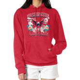 Washington Capitals G-III 4Her by Carl Banks Women's Flower Logo Pullover Hoodie - Red Hoodies