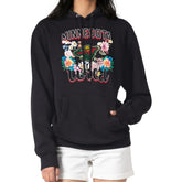 Minnesota Wild G-III 4Her by Carl Banks Women's Flower Logo Pullover Hoodie - Black Hoodies